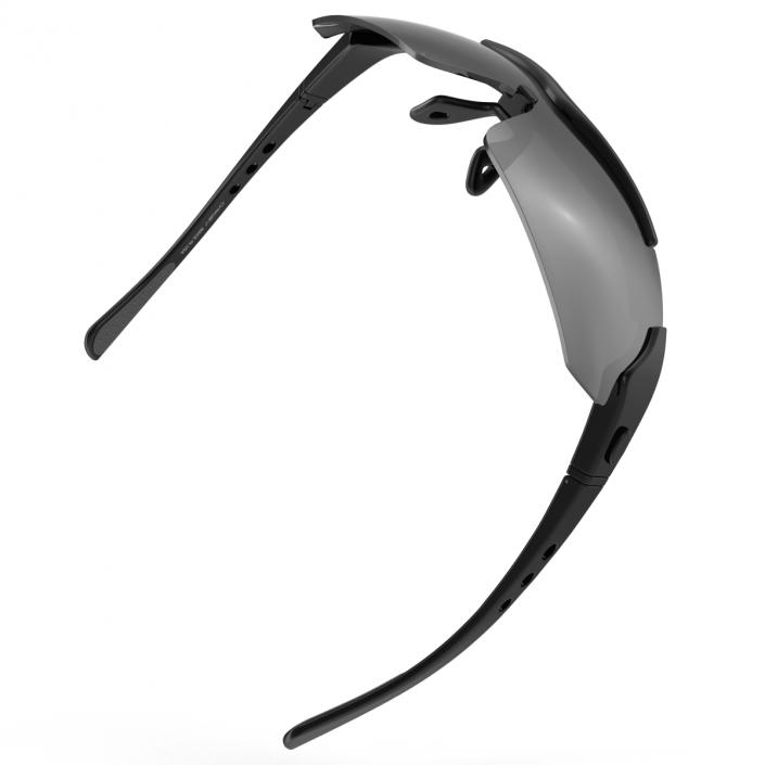 Sport Glasses Black 3D model