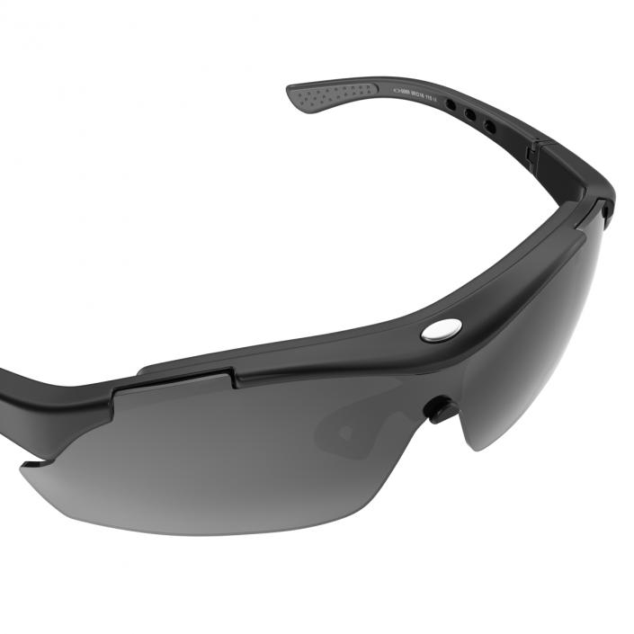 Sport Glasses Black 3D model