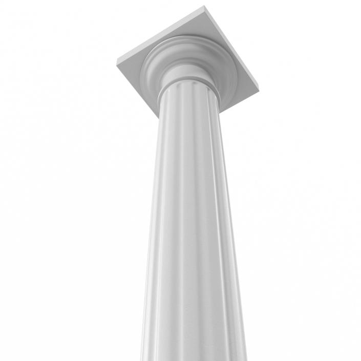 3D Doric order Column model