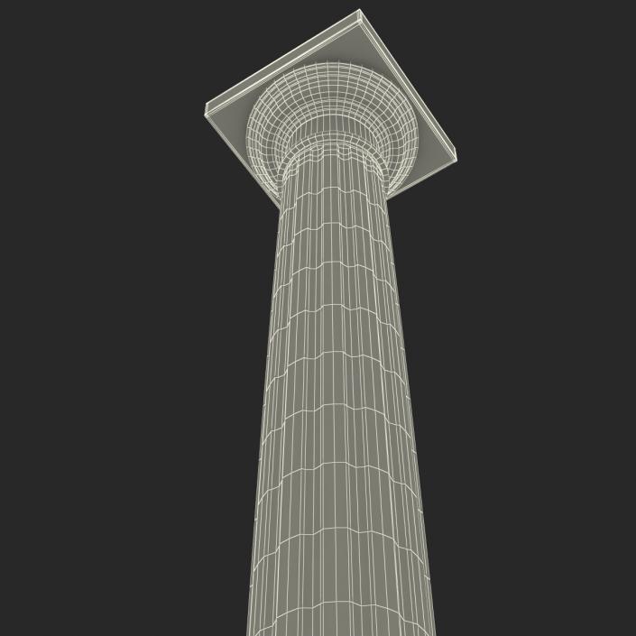 3D Doric order Column model