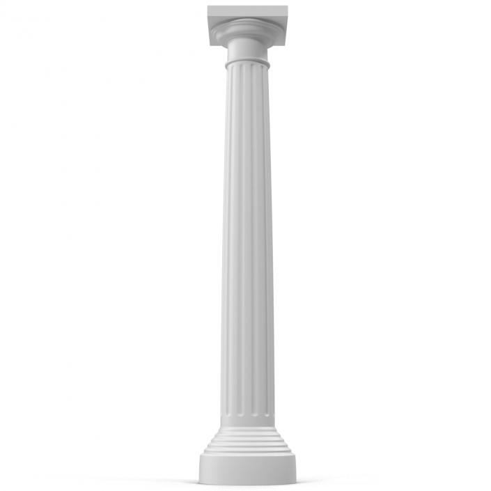 3D Doric order Column model