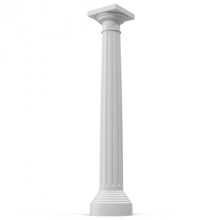 3D Doric order Column model