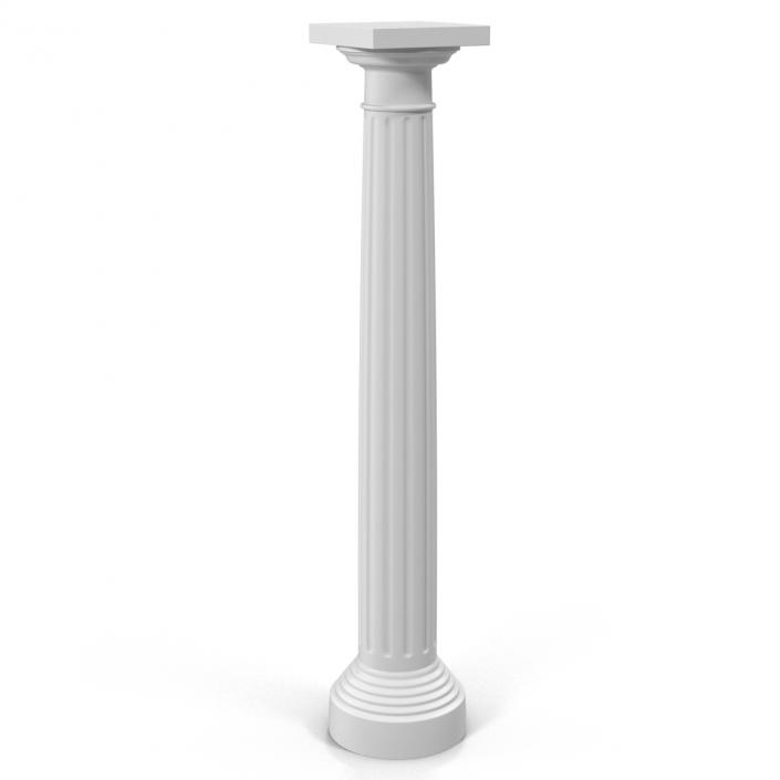 3D Doric order Column model