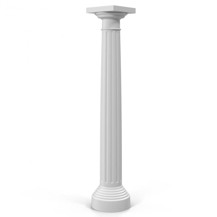 3D Doric order Column model