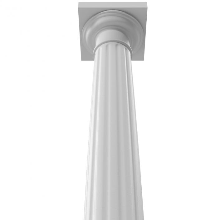 3D Doric order Column model