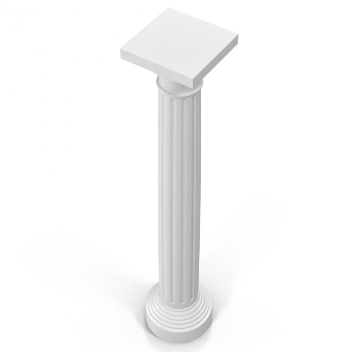 3D Doric order Column model