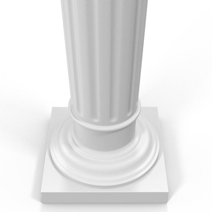 3D Doric order Column model