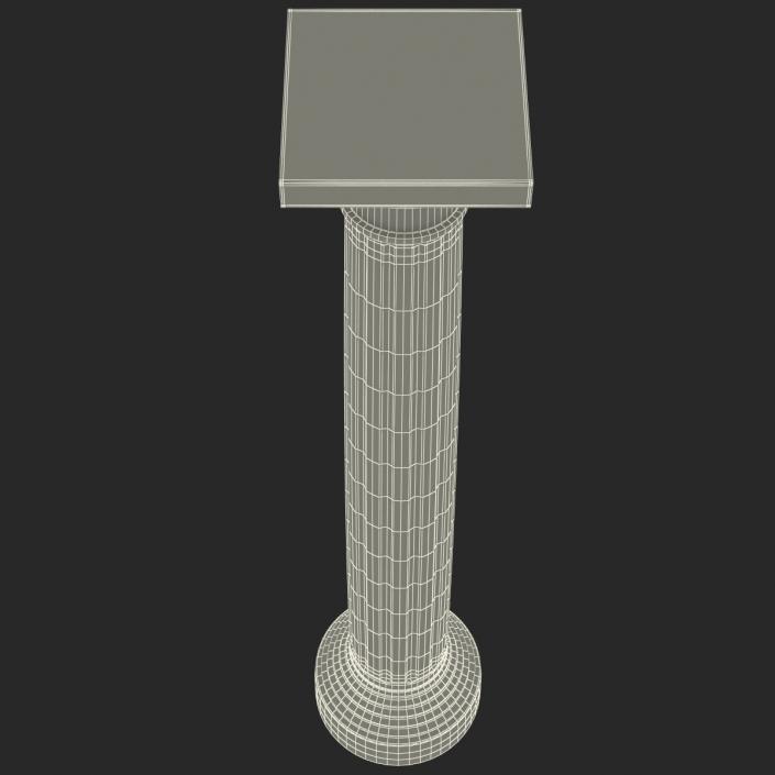 3D Doric order Column model