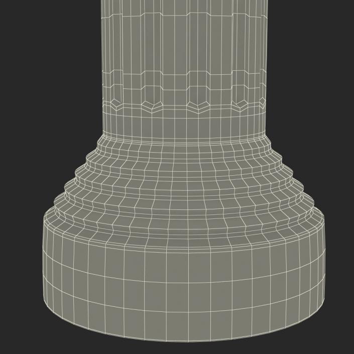 3D Doric order Column model