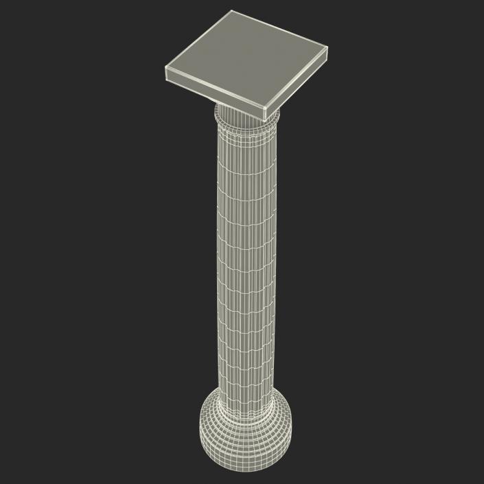 3D Doric order Column model