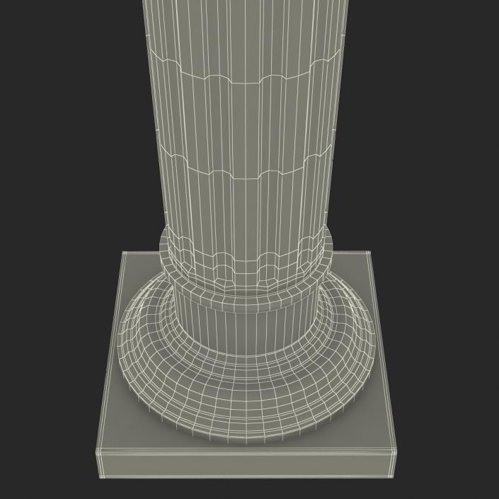 3D Doric order Column model