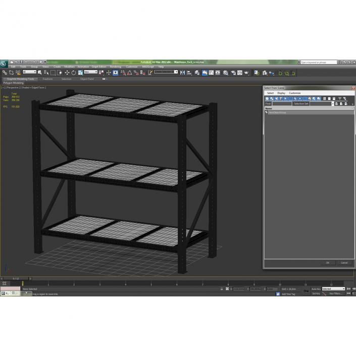 Warehouse Rack 3D model