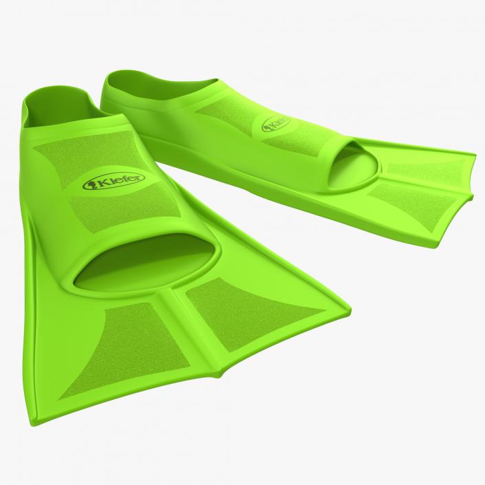 3D model Swim Fins Green