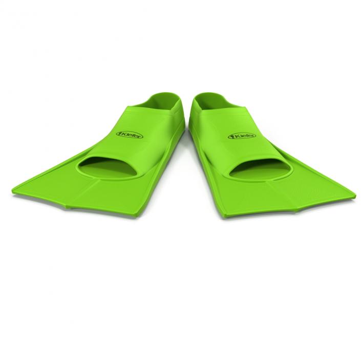 3D model Swim Fins Green