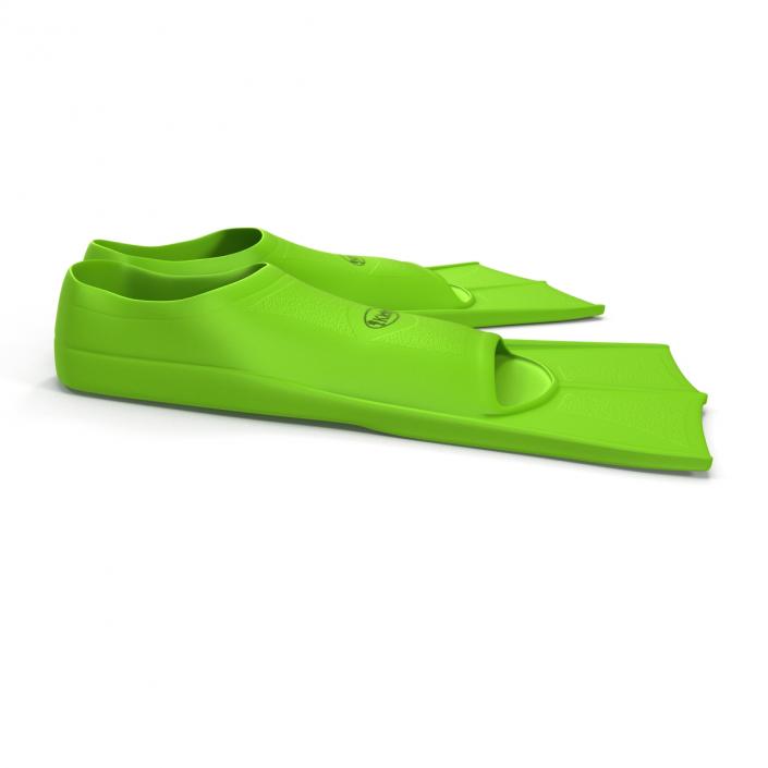 3D model Swim Fins Green