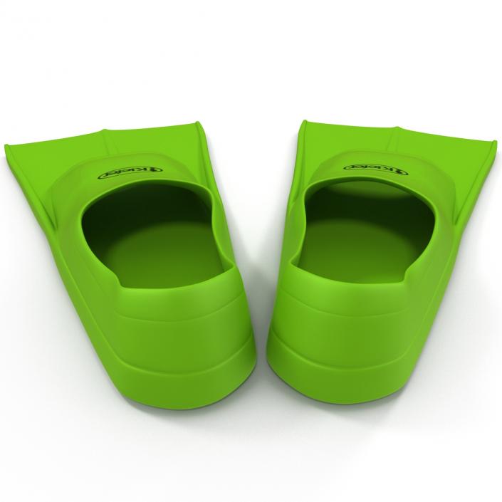 3D model Swim Fins Green