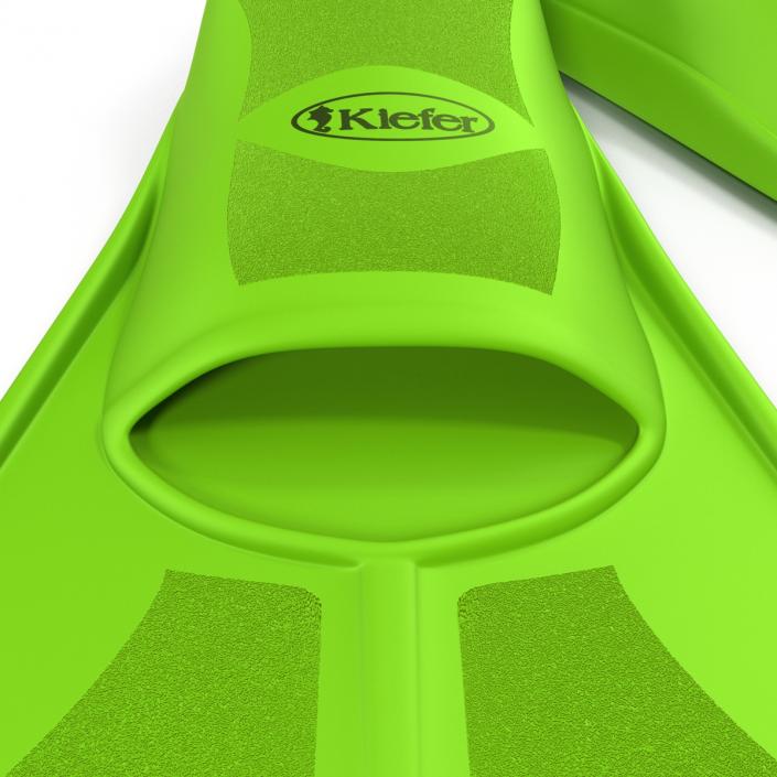 3D model Swim Fins Green