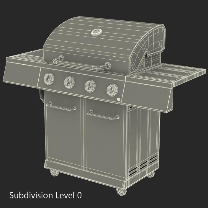 Gas Grill 3D model