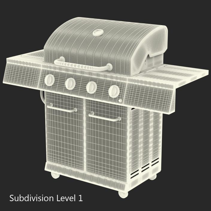 Gas Grill 3D model