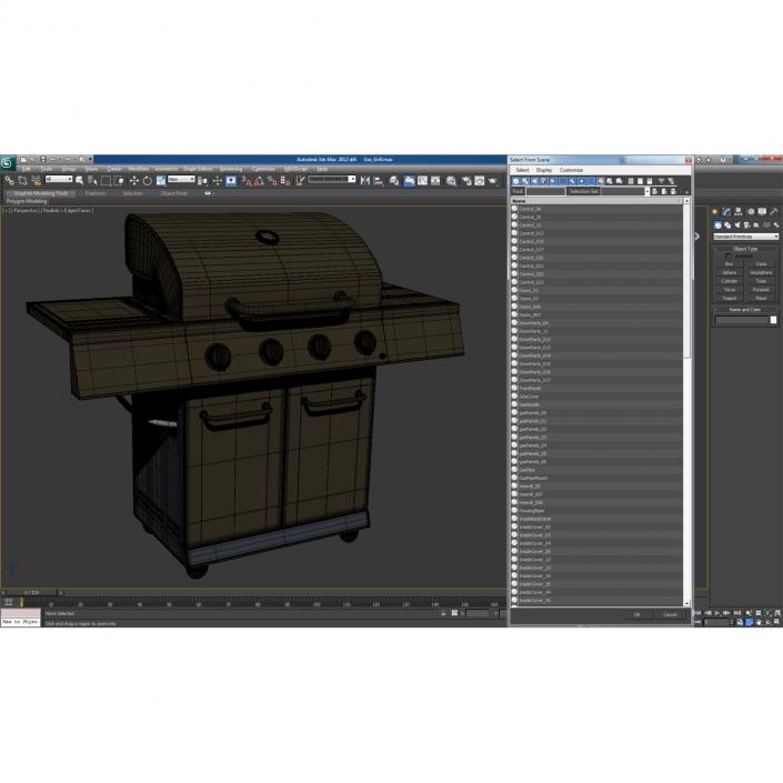 Gas Grill 3D model