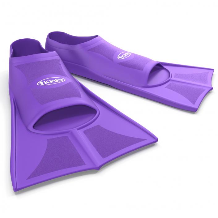 3D Swim Fins Purple