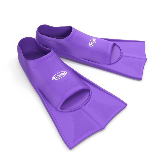 3D Swim Fins Purple