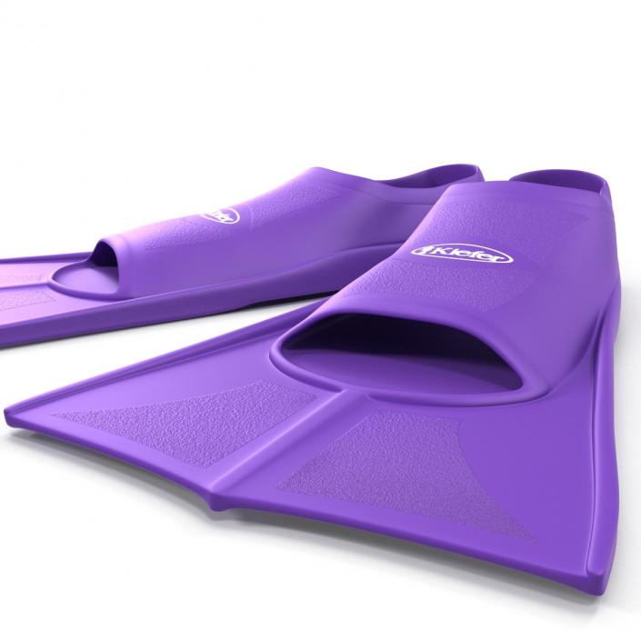 3D Swim Fins Purple