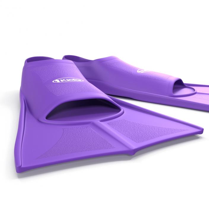 3D Swim Fins Purple