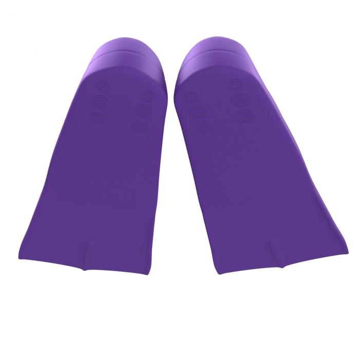 3D Swim Fins Purple