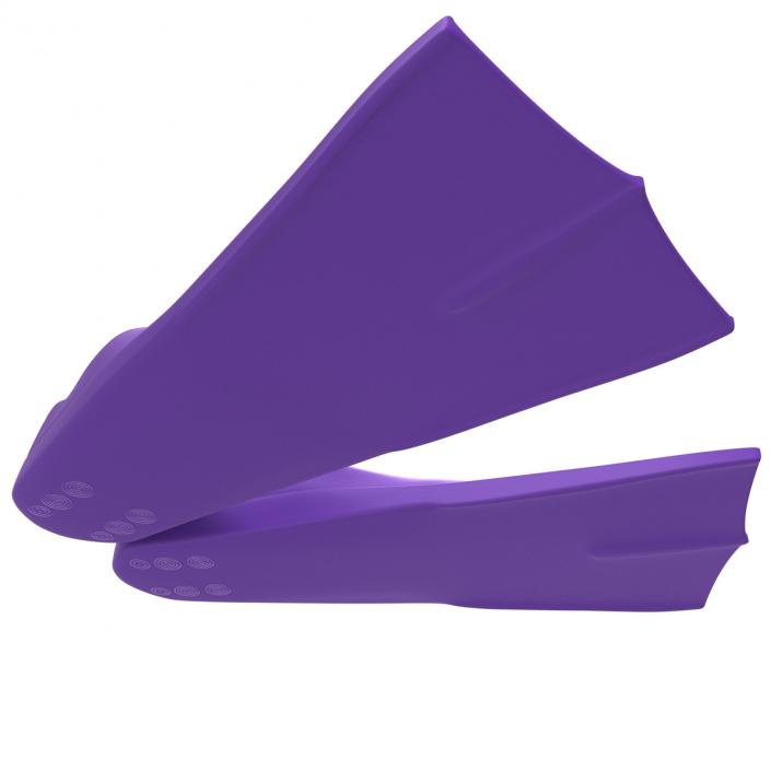 3D Swim Fins Purple