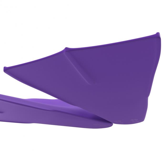 3D Swim Fins Purple