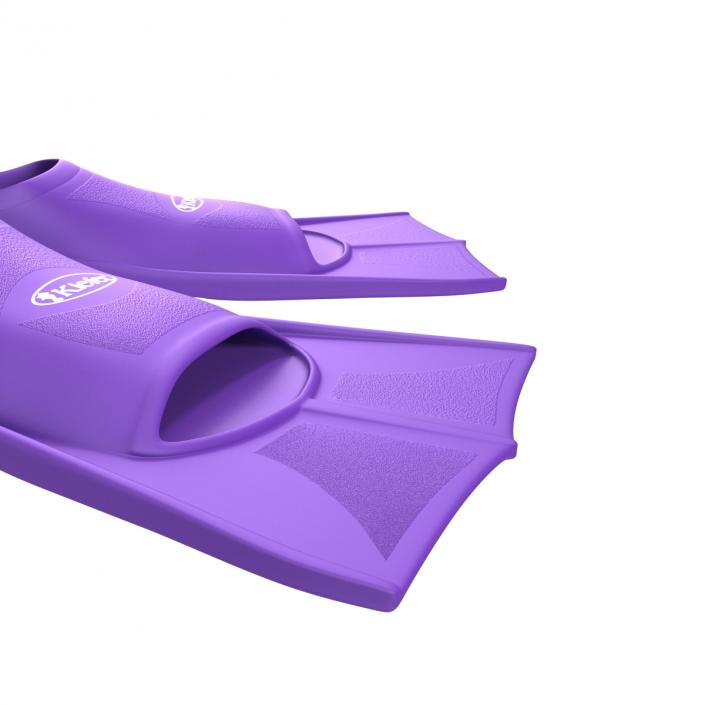 3D Swim Fins Purple