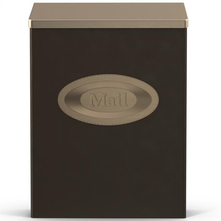 3D Wall Mount Mailbox model