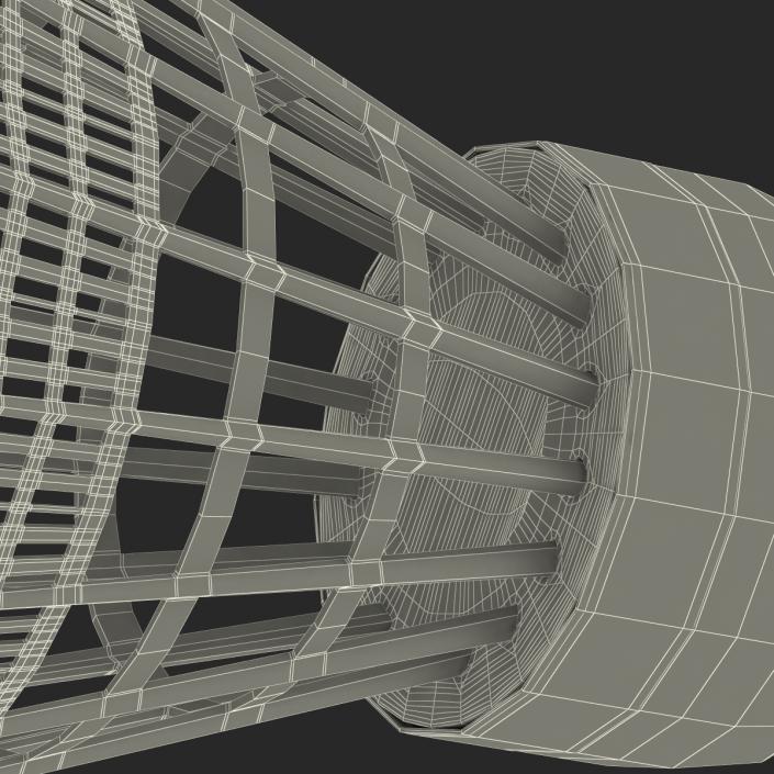 3D Shuttlecock 2 model