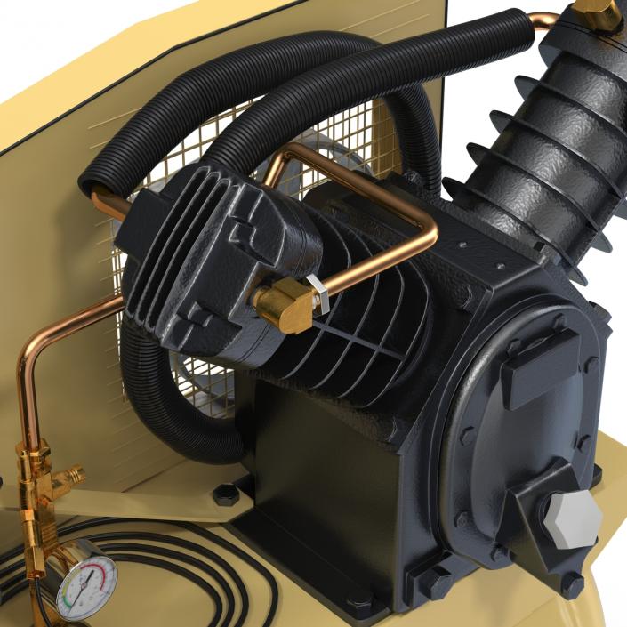 3D Piston Air Compressor