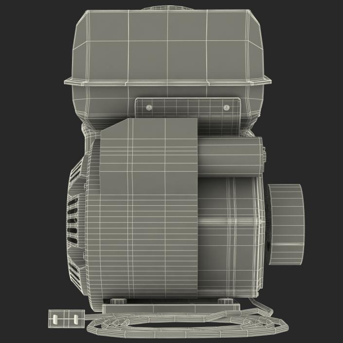 3D Horizontal Single Cylinder Engine model