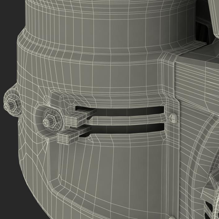 3D Horizontal Single Cylinder Engine model