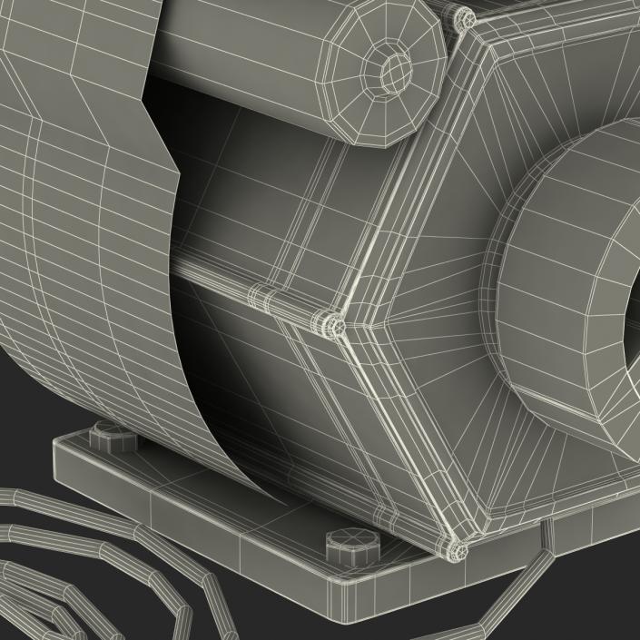 3D Horizontal Single Cylinder Engine model