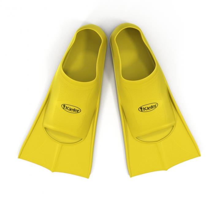 3D Swim Fins Yellow