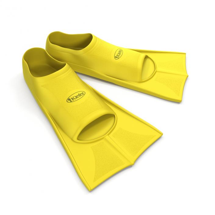 3D Swim Fins Yellow