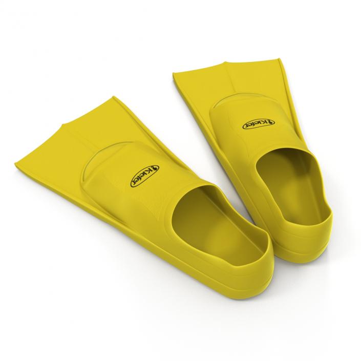 3D Swim Fins Yellow