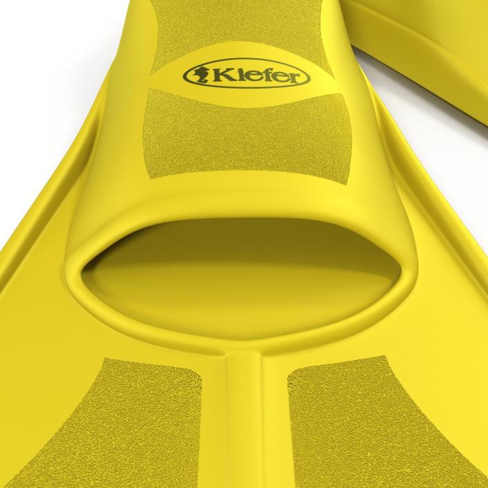 3D Swim Fins Yellow