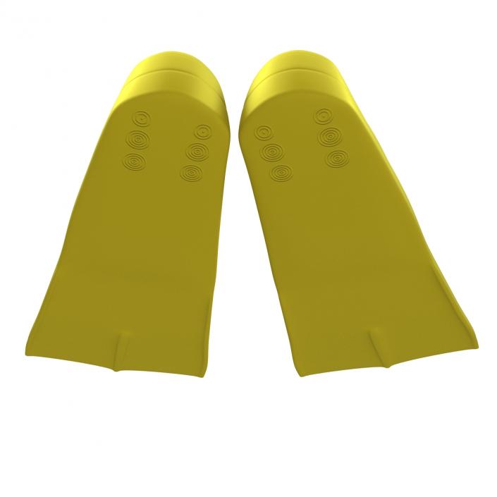 3D Swim Fins Yellow