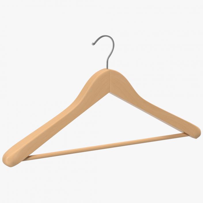 3D Wooden Clothes Hanger