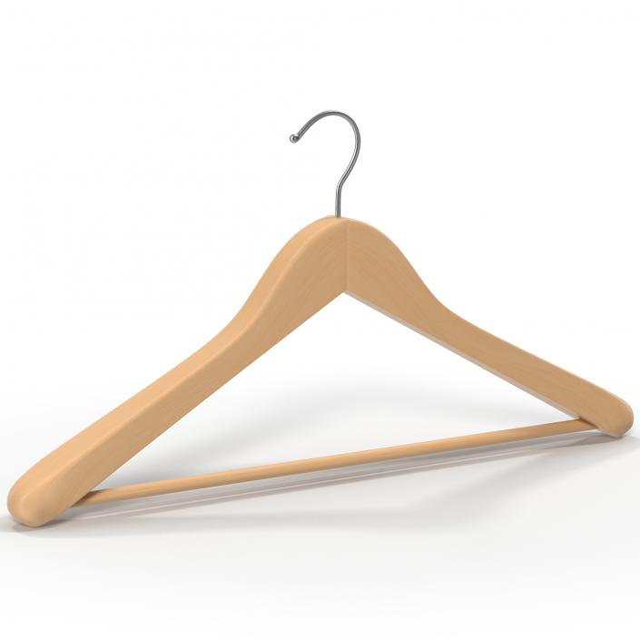 3D Wooden Clothes Hanger