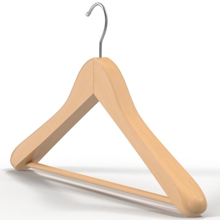 3D Wooden Clothes Hanger