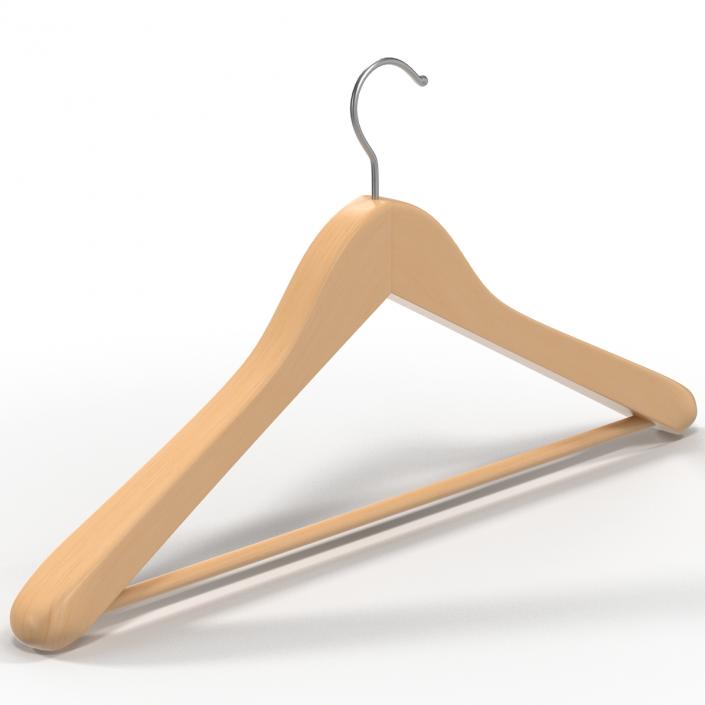 3D Wooden Clothes Hanger