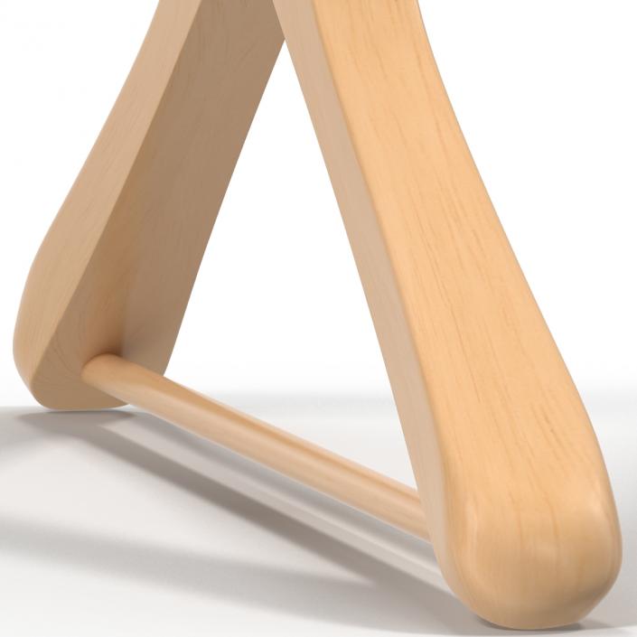 3D Wooden Clothes Hanger