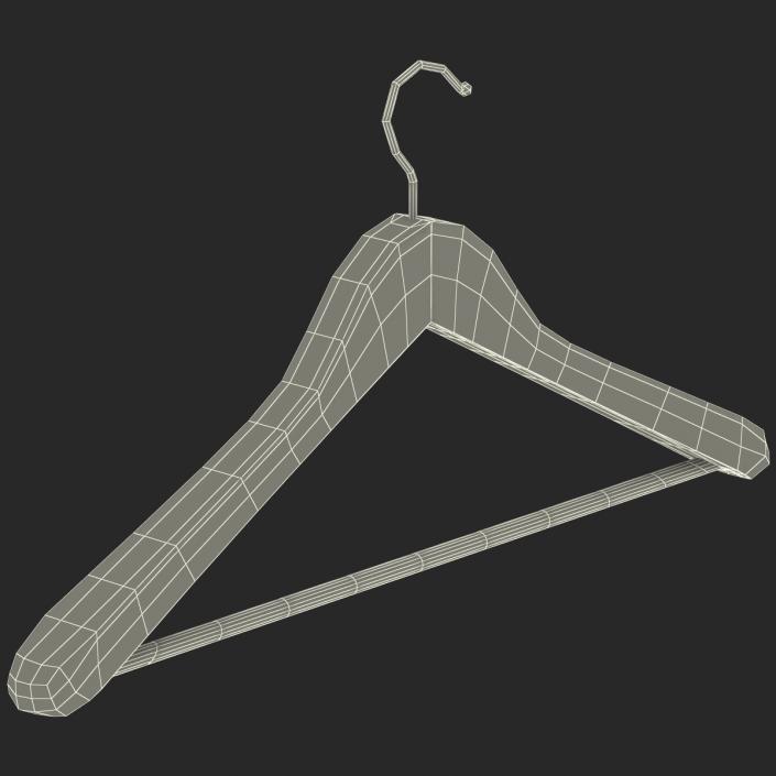 3D Wooden Clothes Hanger