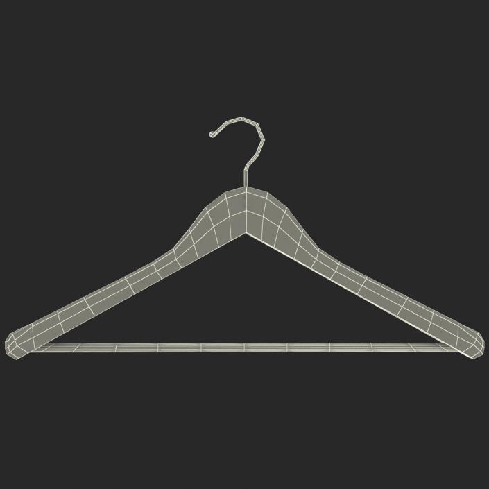 3D Wooden Clothes Hanger